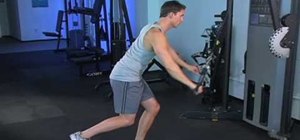 Get strong hips with single leg cable swim strokes