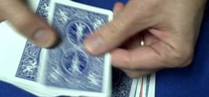 Perform the "Make A Deck Bet" card trick
