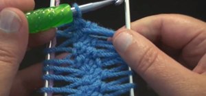 Craft a delicate crochet hairpin lace for left handers
