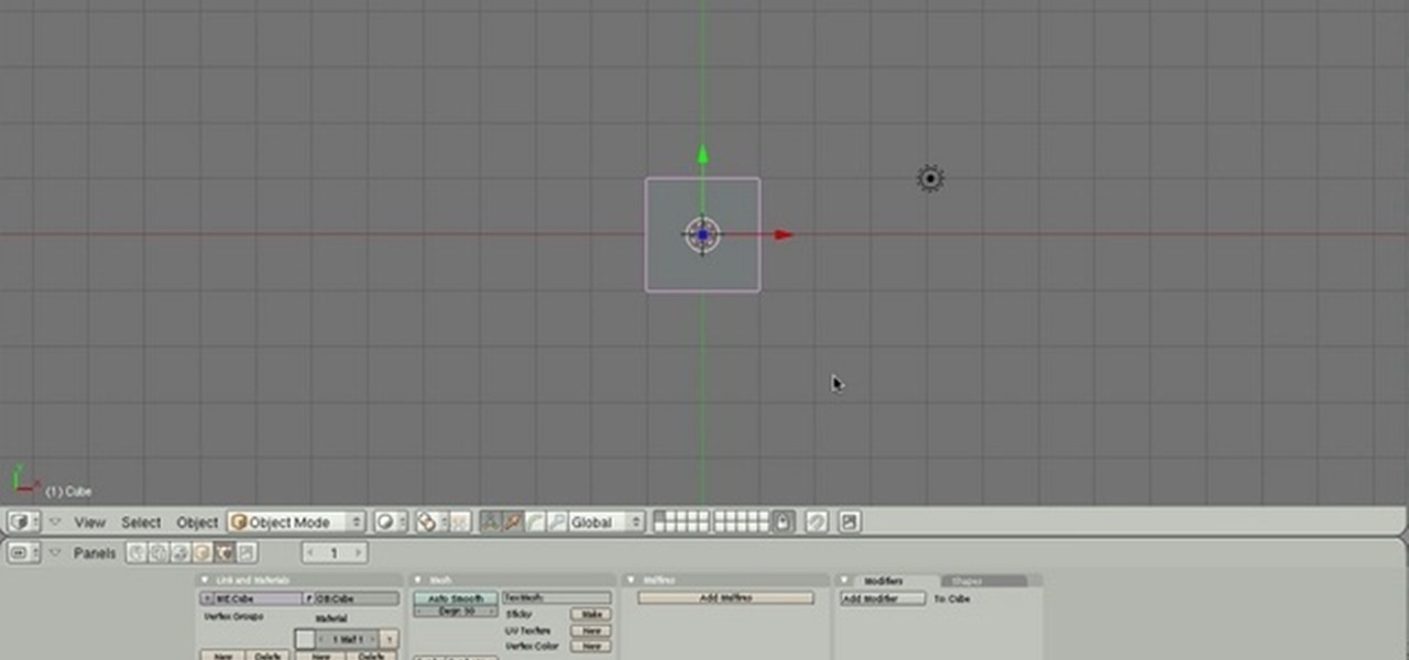 How To Use The Mirror Modifier Tool In Blender Software Tips Wonderhowto