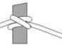 Tie the clove hitch knot for boating