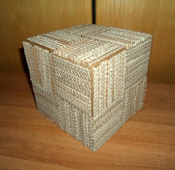 How to Recycle Your Junk Cardboard Boxes into a Super Simple & Stylish Cube Lamp