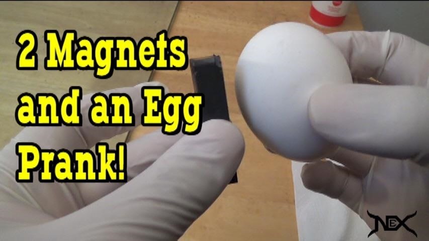 2 Magnets and an Egg Prank! (DIY Set Up)