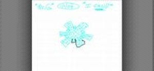 Draw a wintery snowflake with Mr. G