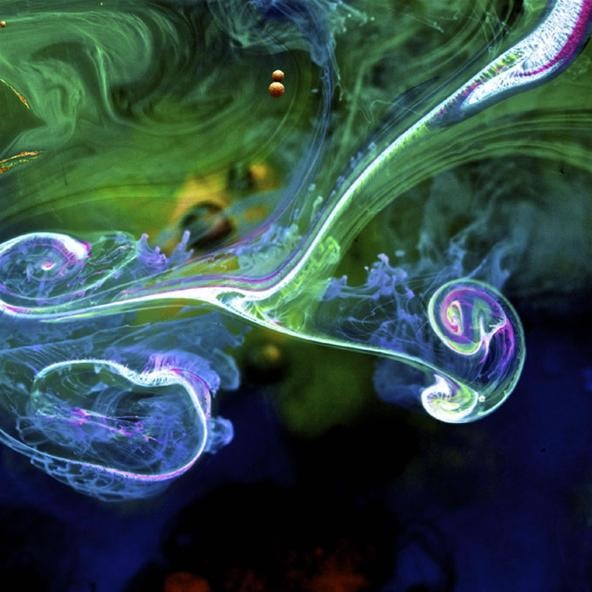 Creating the Cosmos With Ink, Paint & Water