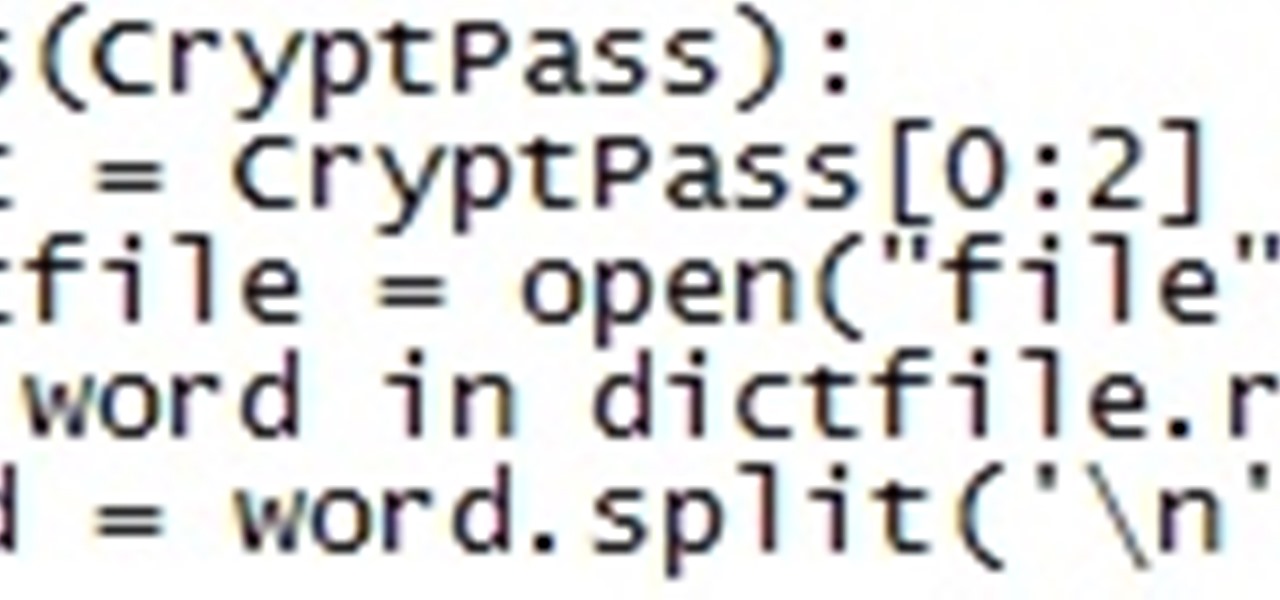 Make a Python Basic Unix Password Cracker!