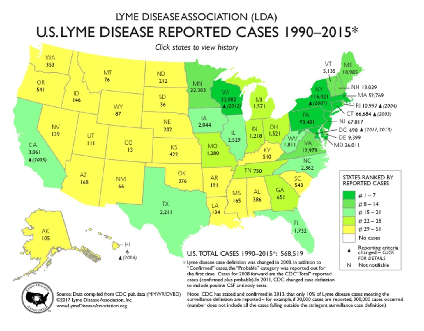 News You Can Use: Map Shows Where Dogs & Humans Are at High Risk of Lyme Disease This Summer