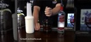 Make a White Russian cocktail