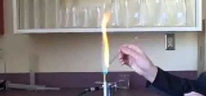 Bend and fuse glass over a flame