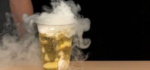 Make bubbling acid with ammonia and dry ice