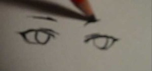 Draw 4 different types of manga eyes