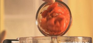 Make red pepper hummus