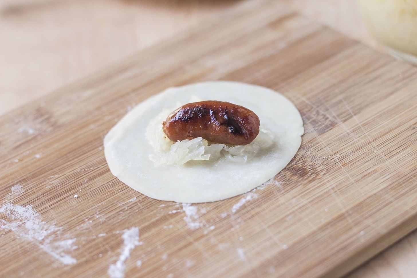 Get Creative: Make Dumplings with Cheeseburgers & Kielbasa