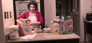 Make a tasty Chex mix for snacking at home