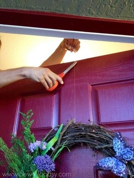 How to Hang a Christmas Wreath Without Damaging Your Door