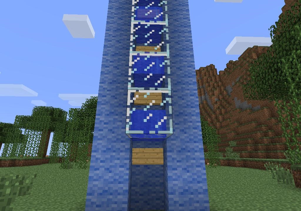 How to Build a Water Elevator in Minecraft