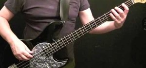 Play "Money for Nothing" by Dire Straights on the bass
