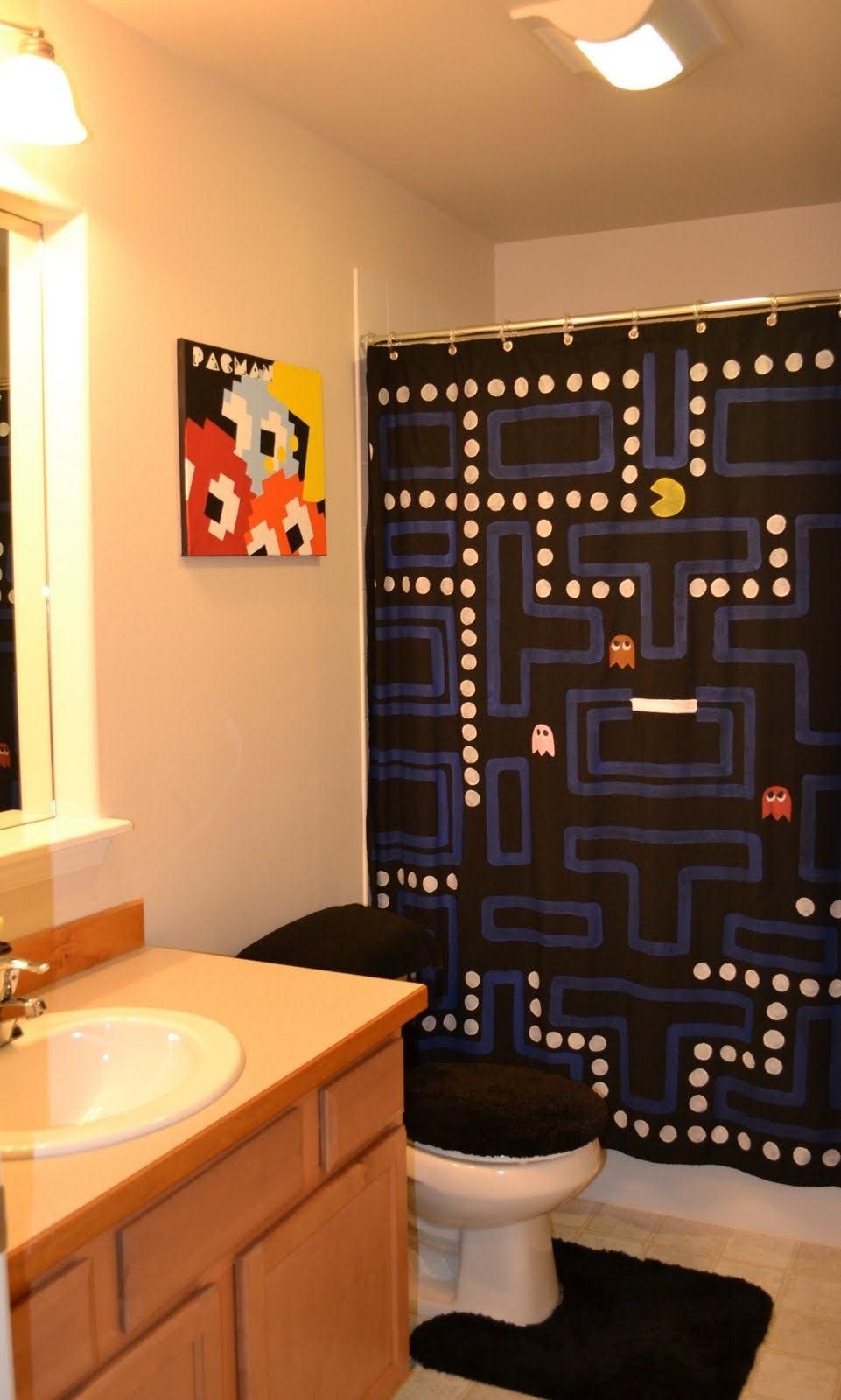 How to Make an Amazing Pac-Man Shower Curtain!