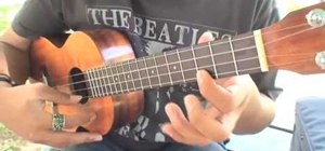 Use hammer-on pull-off combinations when playing the ukulele