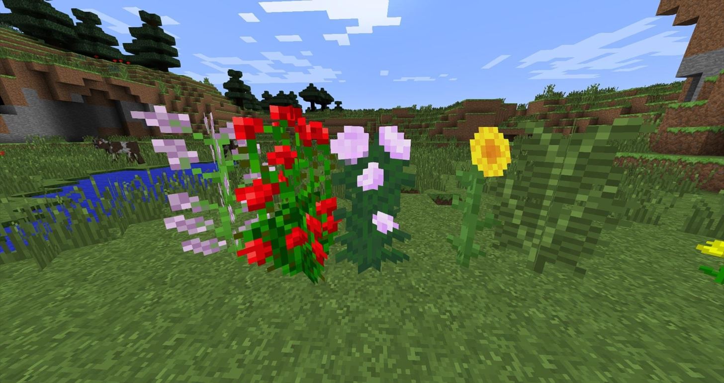 Minecraft 1.7: What's New (Terrain, Flowers & Ground Cover)