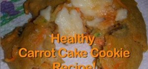 Make chunky carrot cake cookies with less than 100 calories