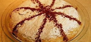 Make Moroccan chicken bastilla (pie with egg, chicken, and almonds)