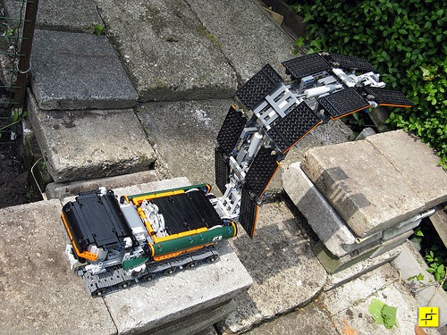 Wicked LEGO War Vehicle Crosses Chasms With Built-In Bridge
