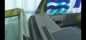 Fold down the windshield of a Jeep Wrangler JK