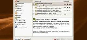 Install nVidia video drivers in Ubuntu Linux 7.10