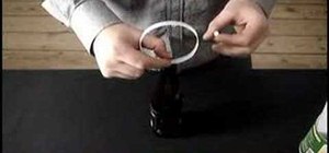 Do the "cigarette butt into the beer bottle" bar trick