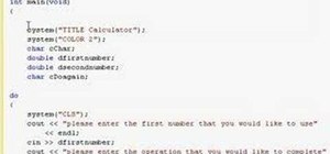 Create a calculator script in C++
