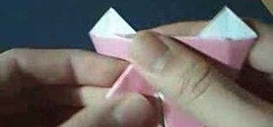 Origami a pig head