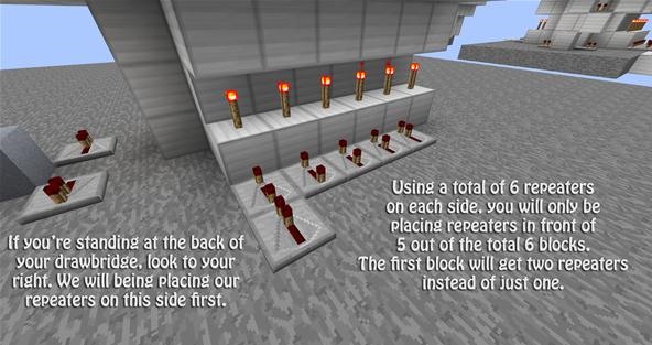 How to Build a Hidden Drawbridge with Redstone in Minecraft