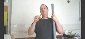 Make a plastic didgeridoo
