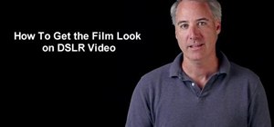 Get the film look for your digital video SLR recording projects