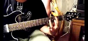 Play AC/DC 's "Girls Got Rhythm" on electric guitar