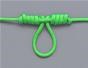 Tie the Dropper Loop knot with a knot tying animation