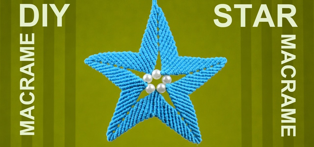 Make Macrame STAR Ornament