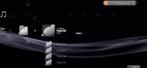 Use the visualizer on your PlayStation 3