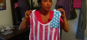 Make a tote bag out of an old t-shirt
