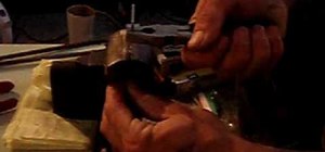 Make tension wrenches for lock picking