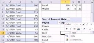 Make budget summary tables that add by month in Excel