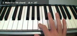 Play secondary dominant chords on the piano