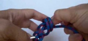 Tie a clove hitch on a carabiner