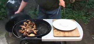 Grill buffalo wing style chicken with the BBQ Pit Boys