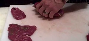 Clean a beef heart