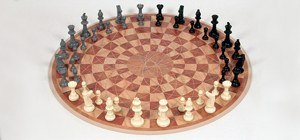 Bizarre Three-Way Chess Game