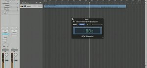 Find the BPM of a song in Logic Pro 8