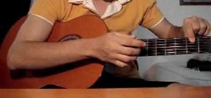 Play "Drifting" on the acoustic guitar