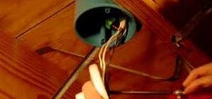 Replace a pull string light fixture